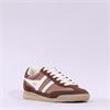 Gola Firefly Retro T Toe Nylon Trainer - Otter Brown White
